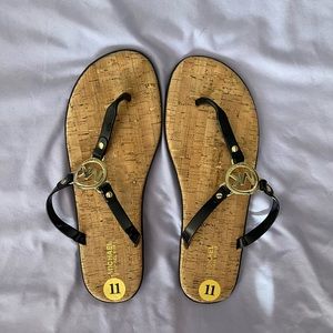 Michael Kors flip-flops size 11 brand new never worn